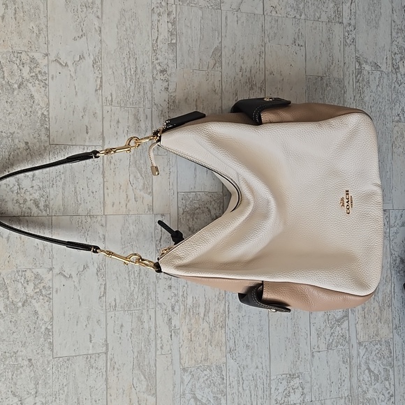 Coach Pennie Shoulder Handbag Leather With Brown Dust Cover Slip - Picture 17 of 17